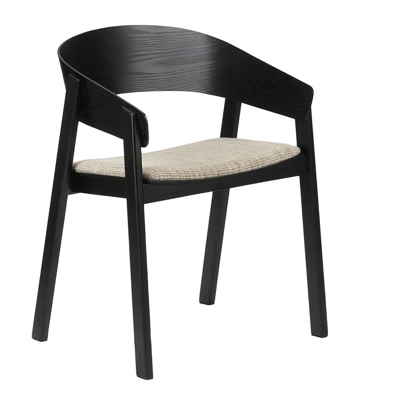 Edo Houten Fauteuil Zwart