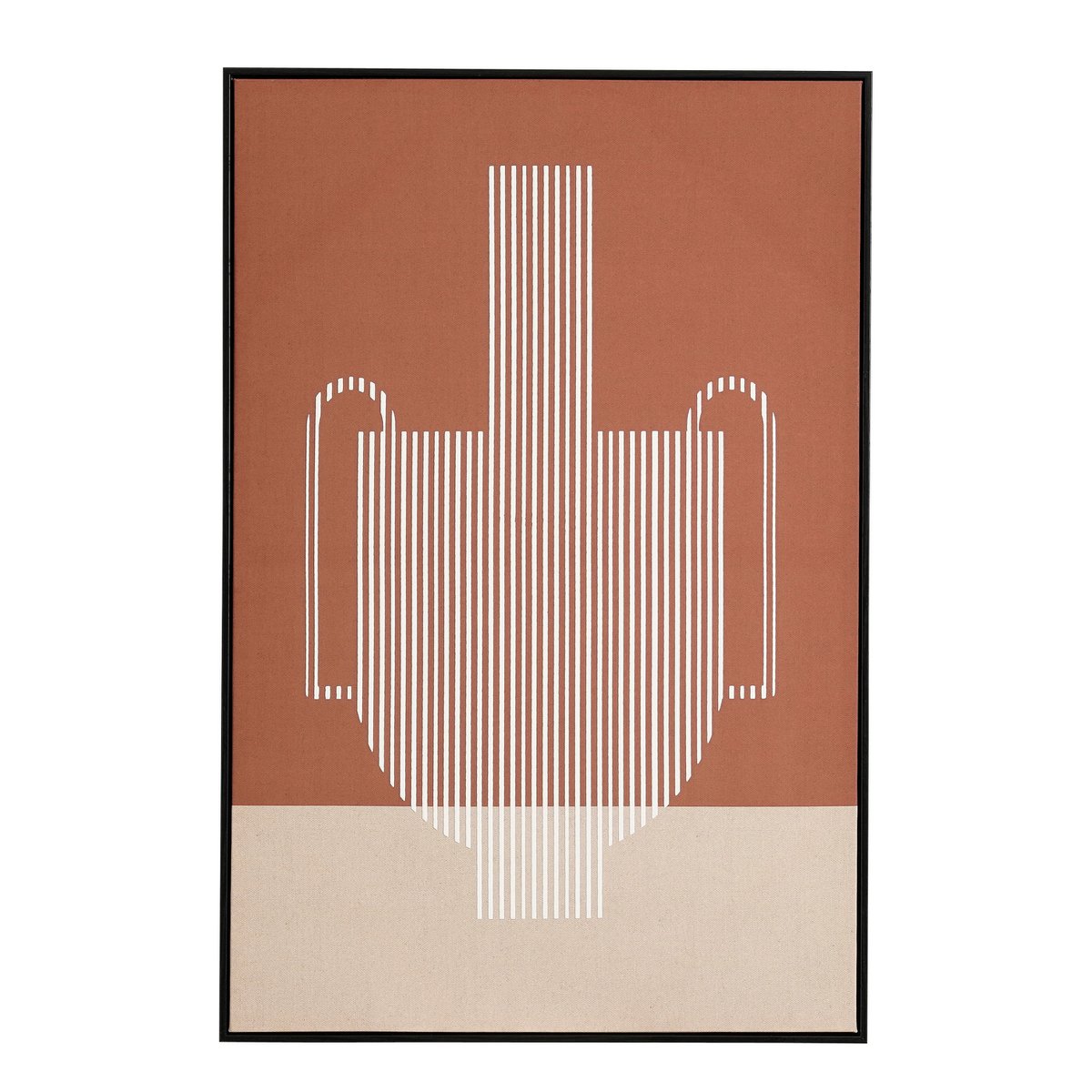 Wandpaneel Donkerbruin – 90 × 60 cm