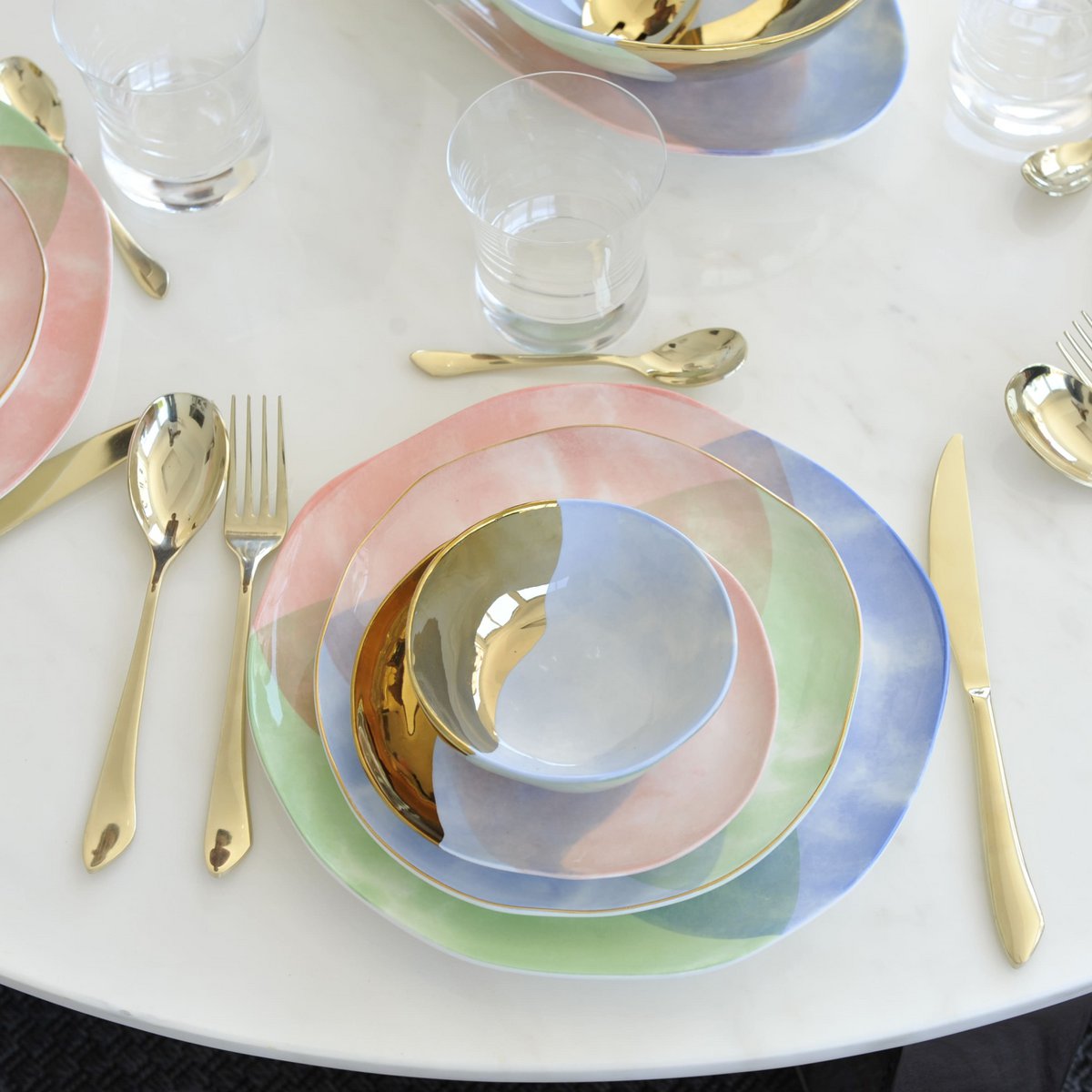 24-delige bestekset – glanzend champagne