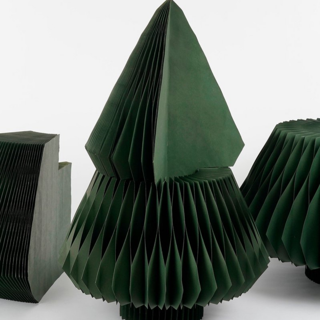 Decoratieve kerstboom Donkergroen