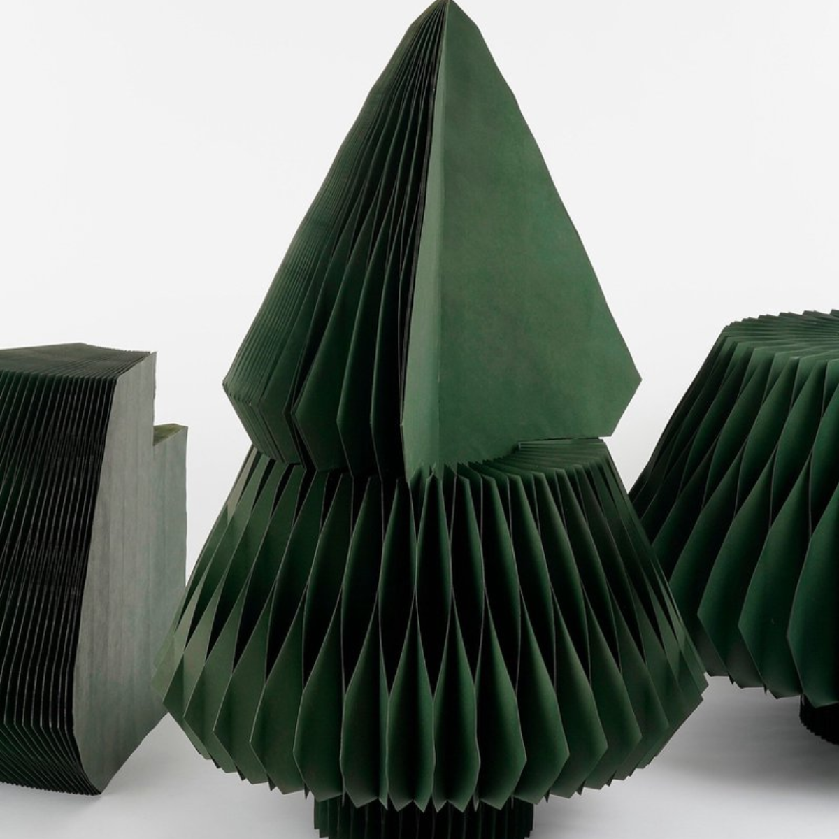 Decoratieve kerstboom Donkergroen