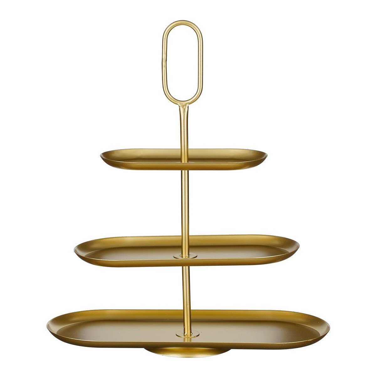 Etagère Rama Goud – 3-laags 48 cm