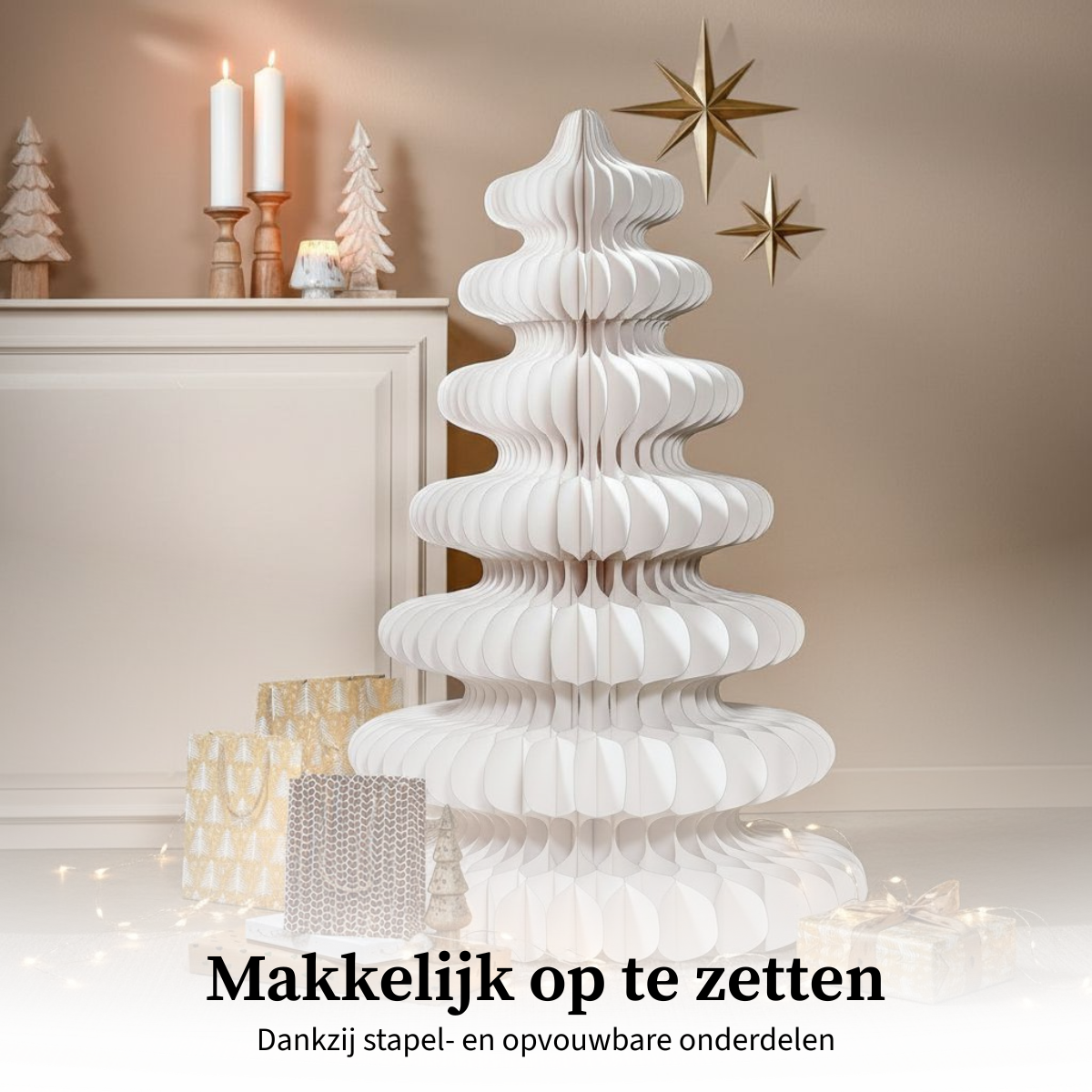 Decoratieve kerstboom Wit – H152 cm