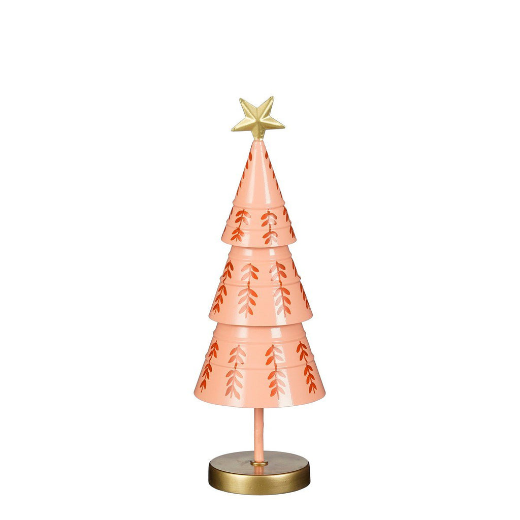 Decoratieve kerstboom Roze – H40 cm