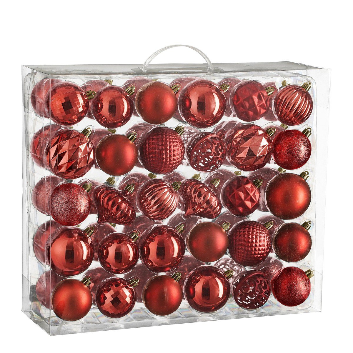 Kerstbal Unbreakable baubles Rood