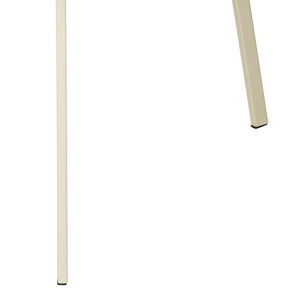 Bijzettafel Seattle Crème – Ø38 × H46 cm