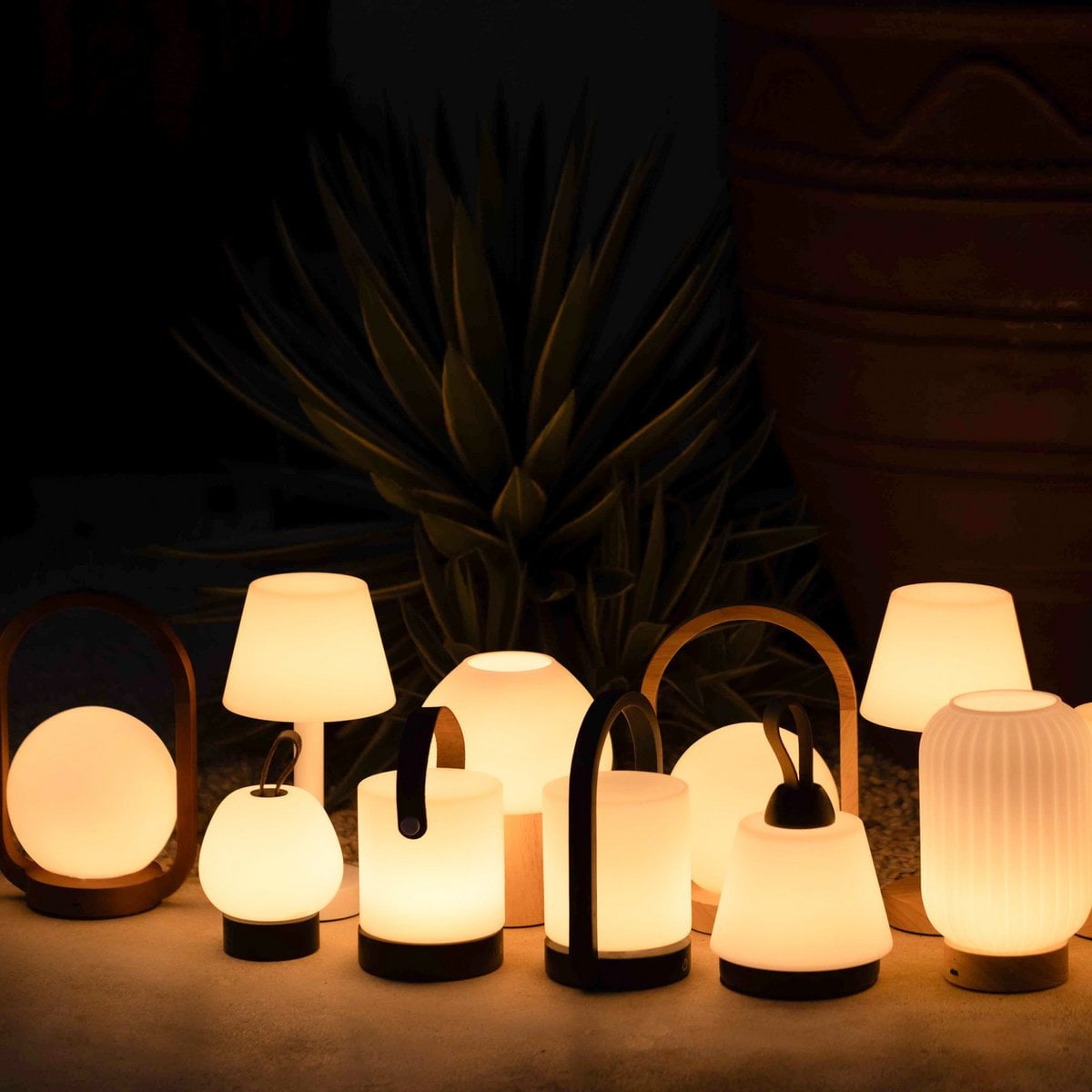 Wandlamp Lane Zwart – Oplaadbaar & Dimbaar