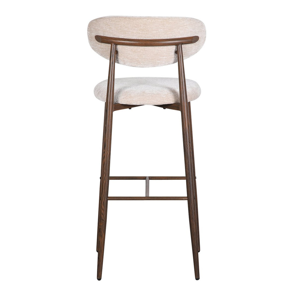 Japandi Barstoel Tan – Set van 2