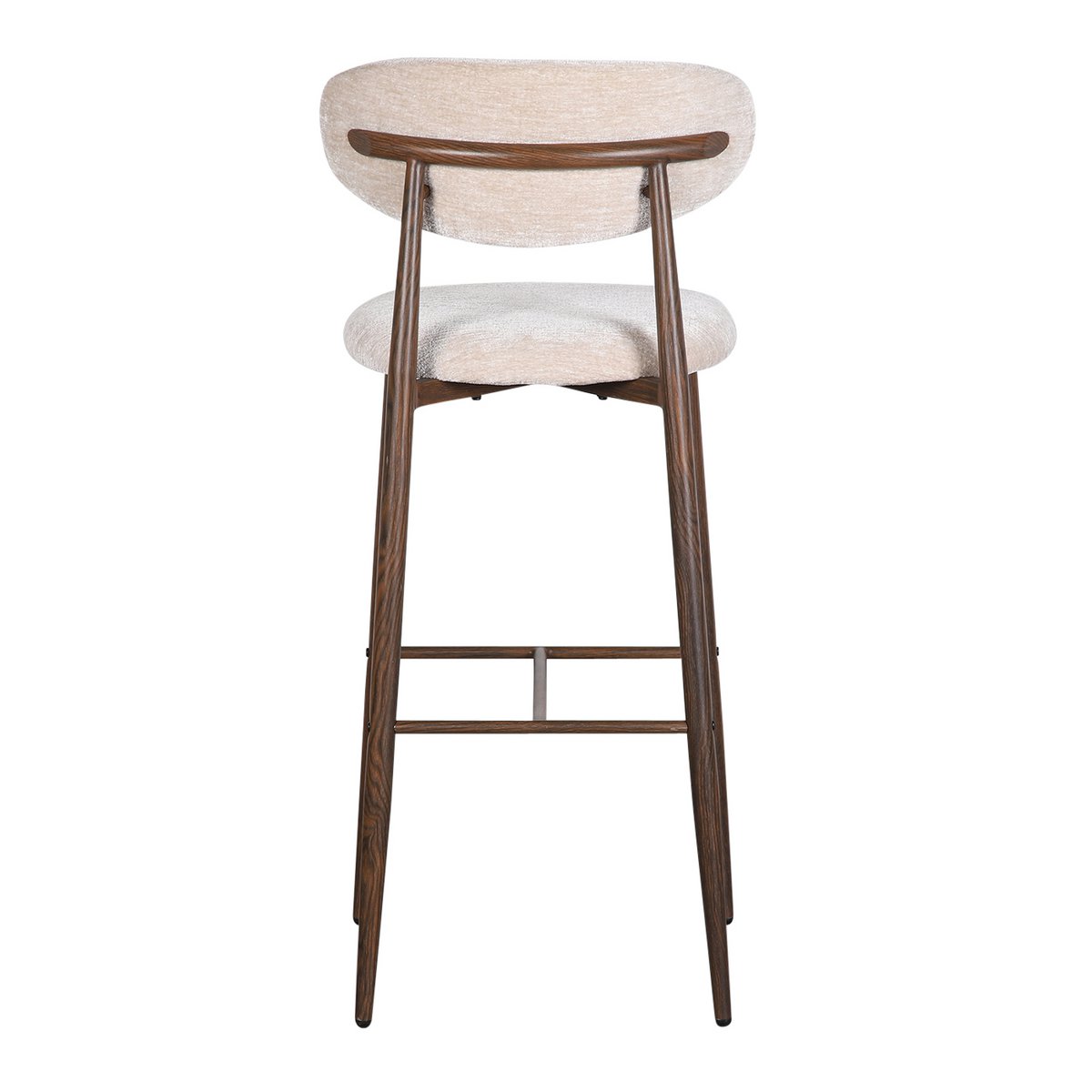 Japandi Barstoel Tan – Set van 2