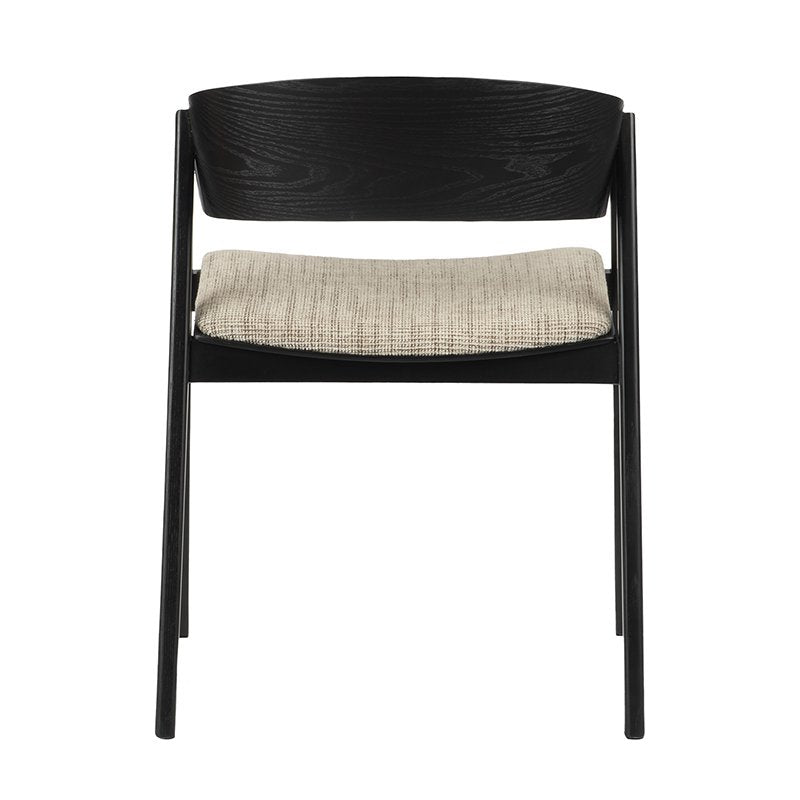 Edo Houten Fauteuil Zwart