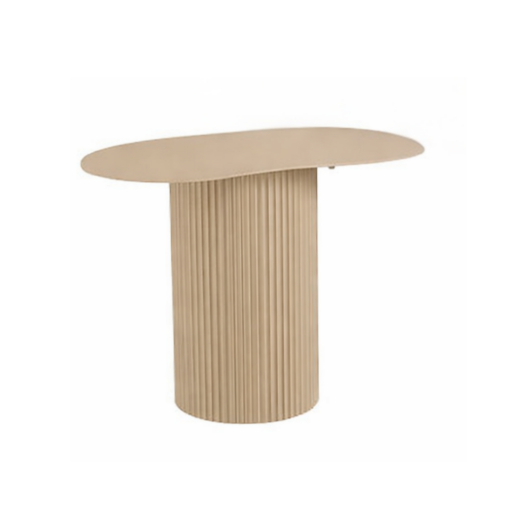 Bijzettafel Lux Lichtbruin – Organisch (set van 3)