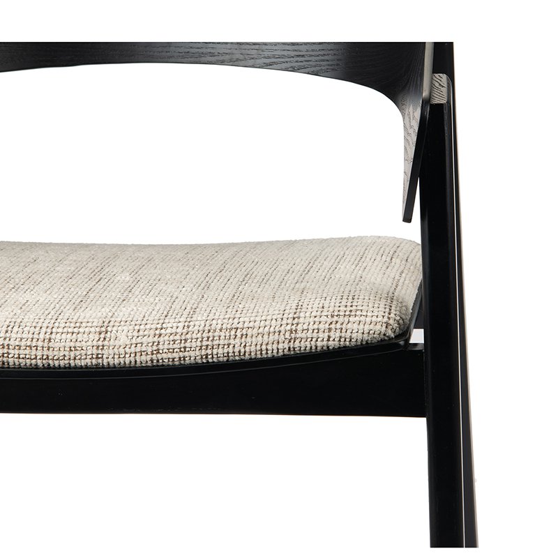 Edo Houten Fauteuil Zwart