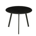 Bijzettafel Seattle Zwart – Ø38 × H30 cm