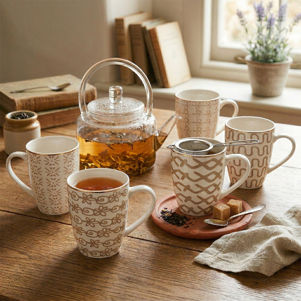 Glazen theepot - 2 L- 13x24x21,5 cm