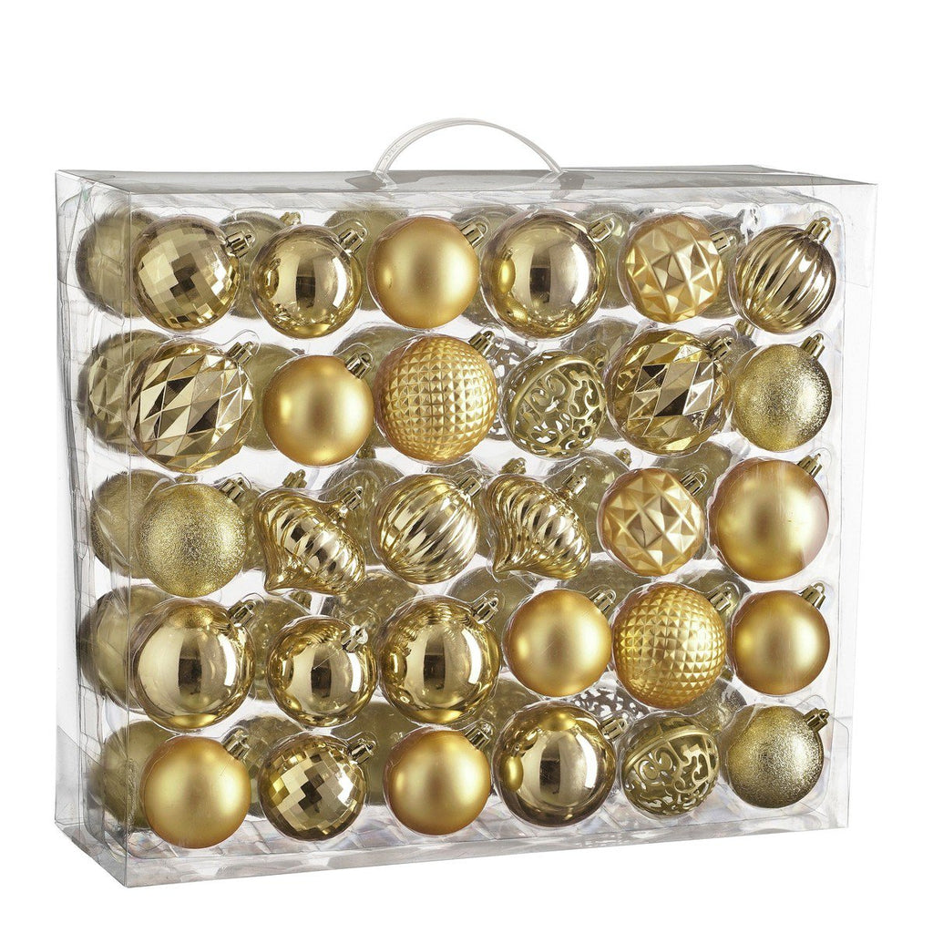 Kerstbal Unbreakable baubles Goud
