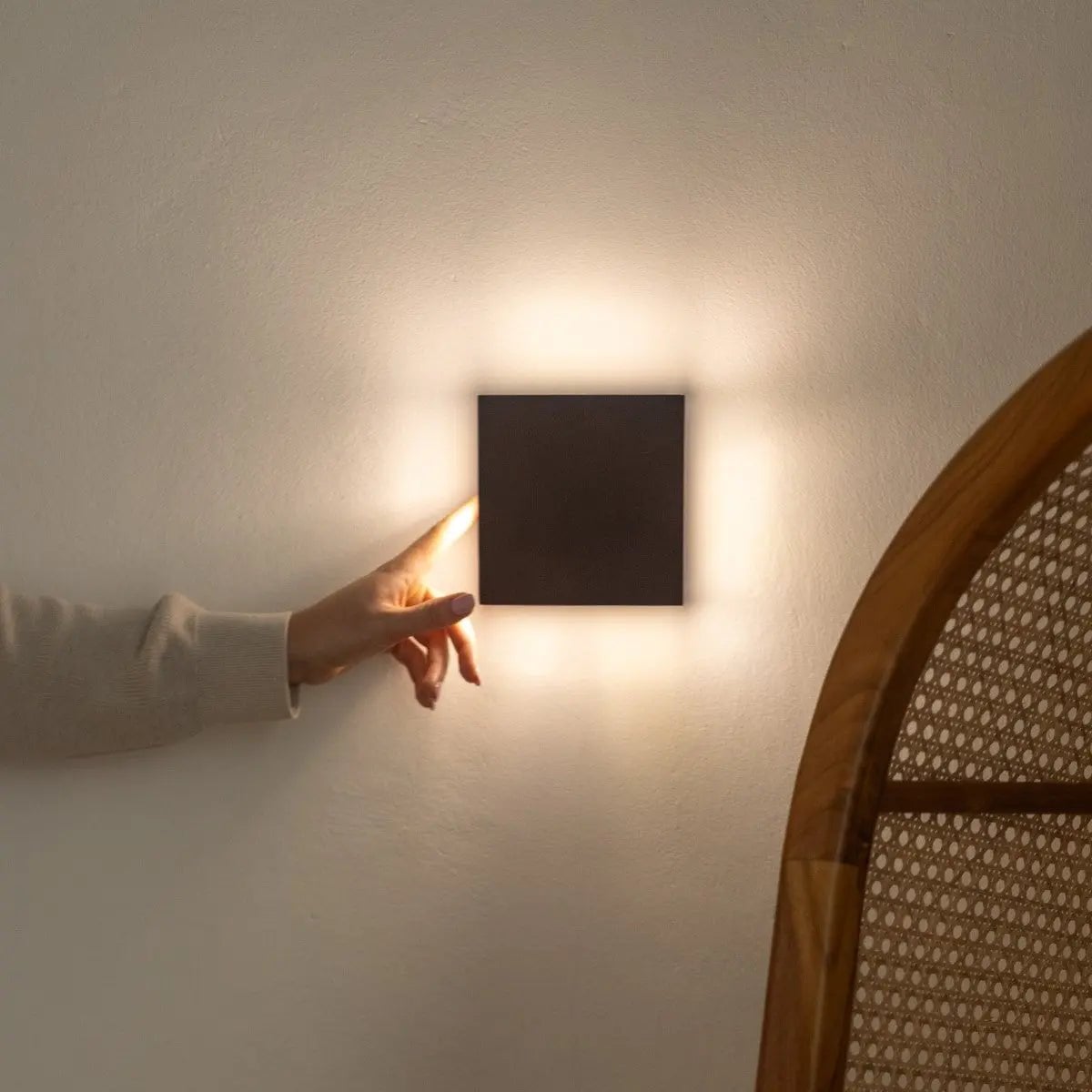Wandlamp Lane Zwart – Oplaadbaar & Dimbaar