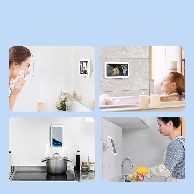 Spatwaterbestendige telefoonhouder voor douche en badkamer - productfoto 6