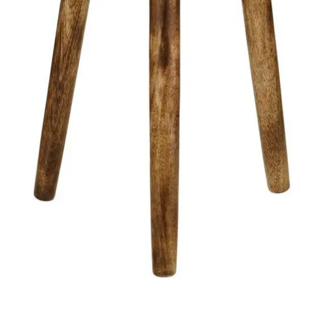 Bijzettafel Pomante Donkerbruin – H46 × Ø38 cm