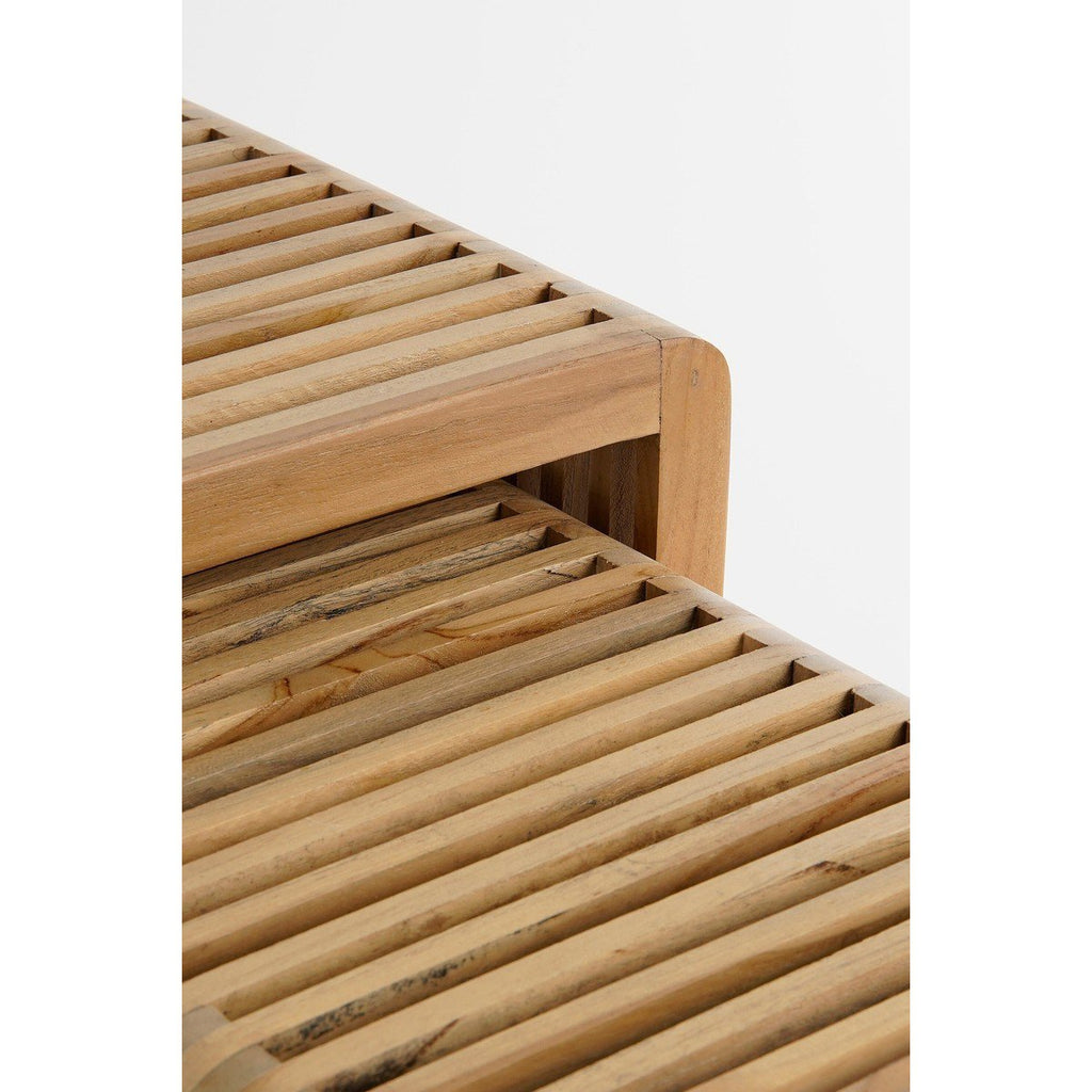Bijzettafel Yonker Bruin