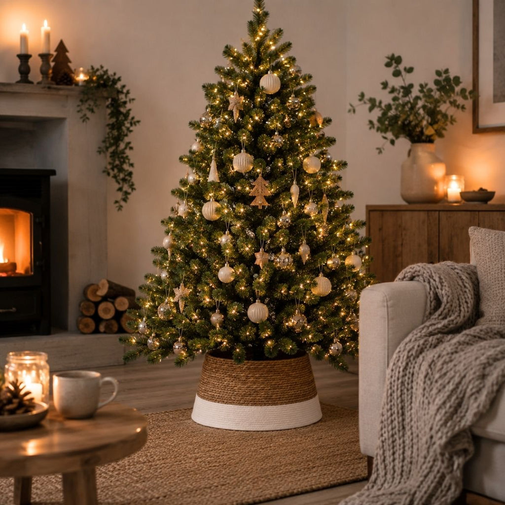 Kerstboomrok Gebroken wit