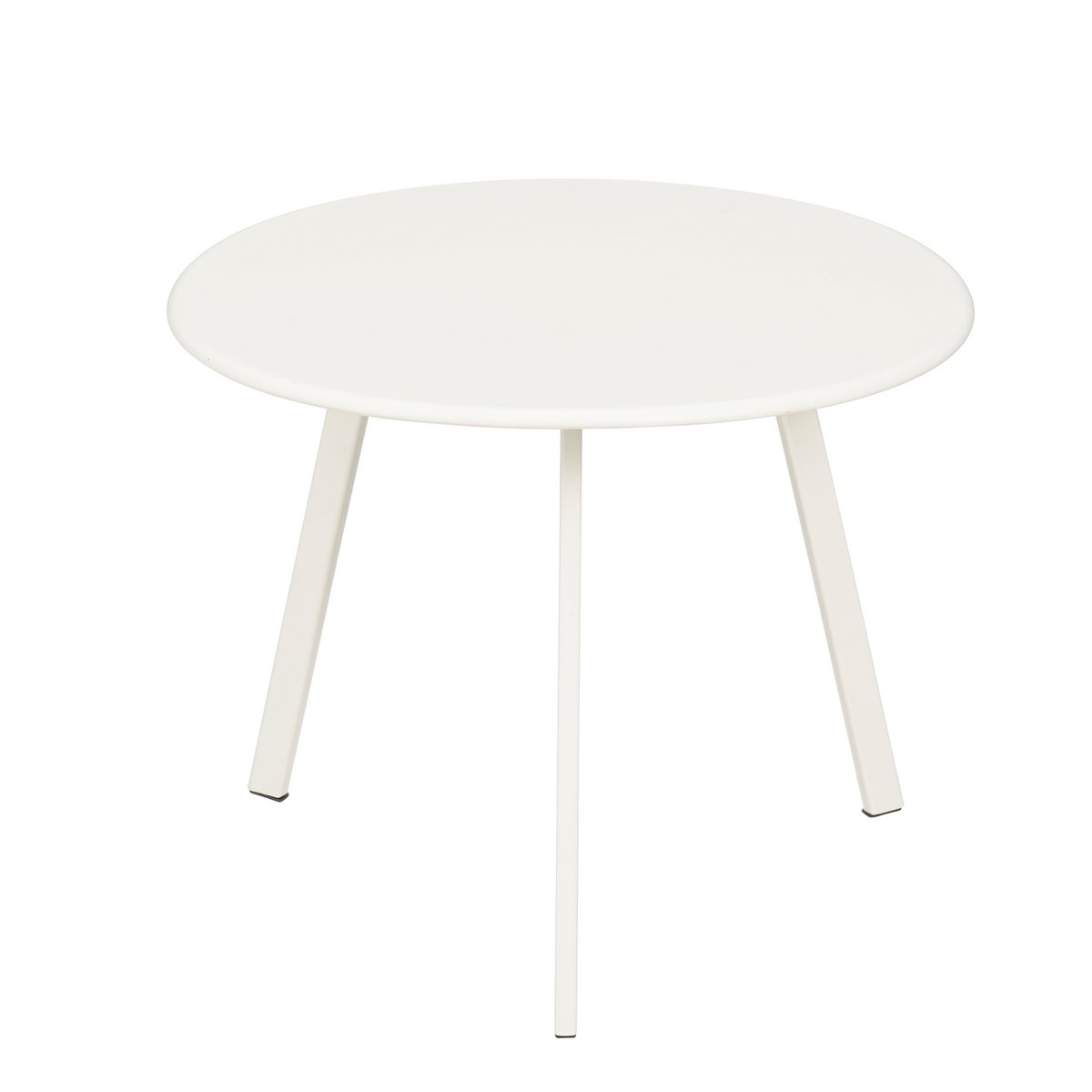Bijzettafel Seattle Wit – Ø38 × H30 cm