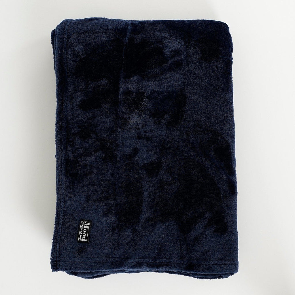 Plaid Mica Donkerblauw