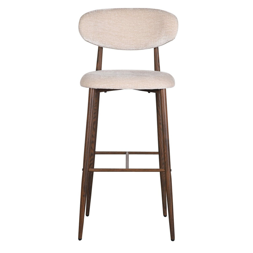 Japandi Barstoel Tan – Set van 2