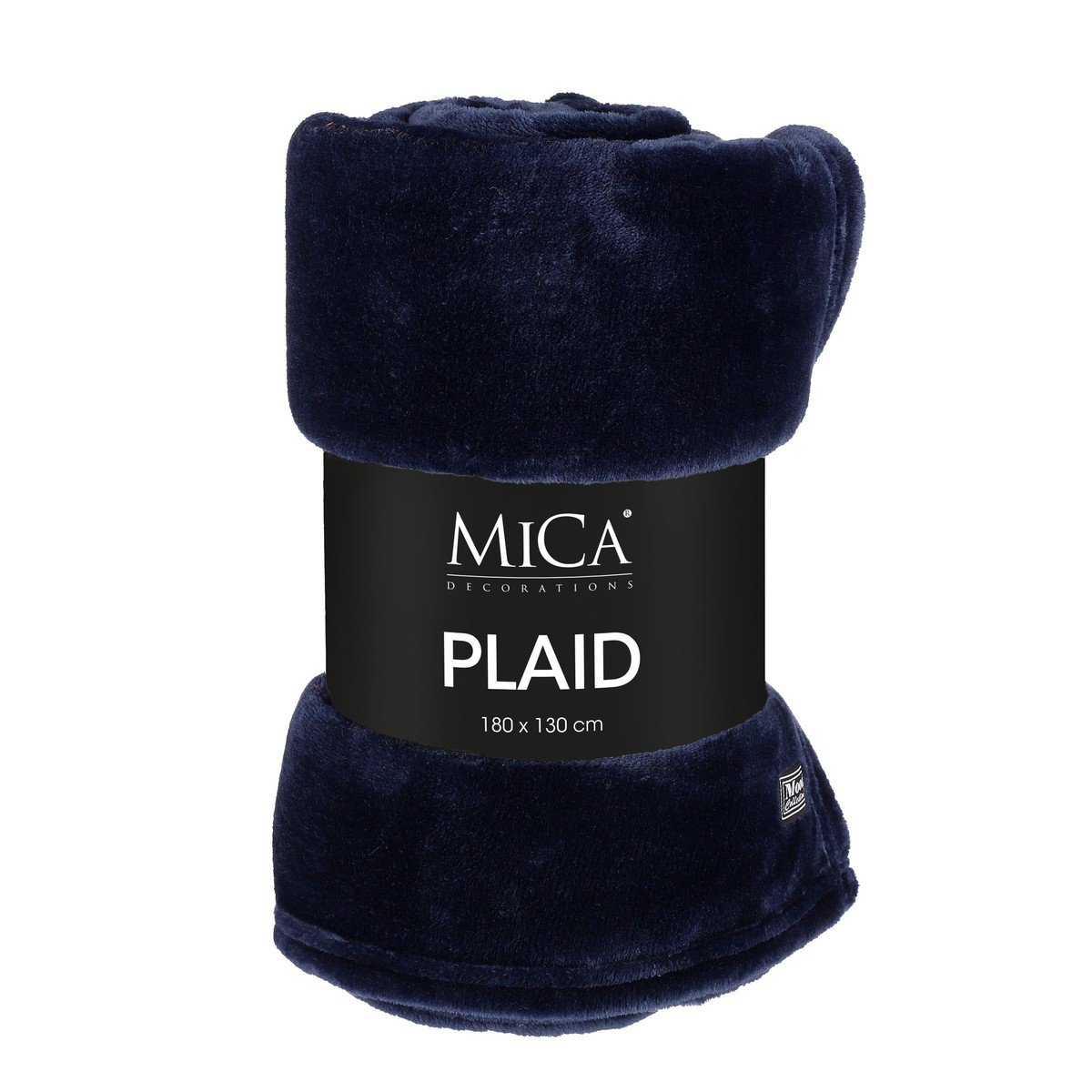 Plaid Mica Donkerblauw