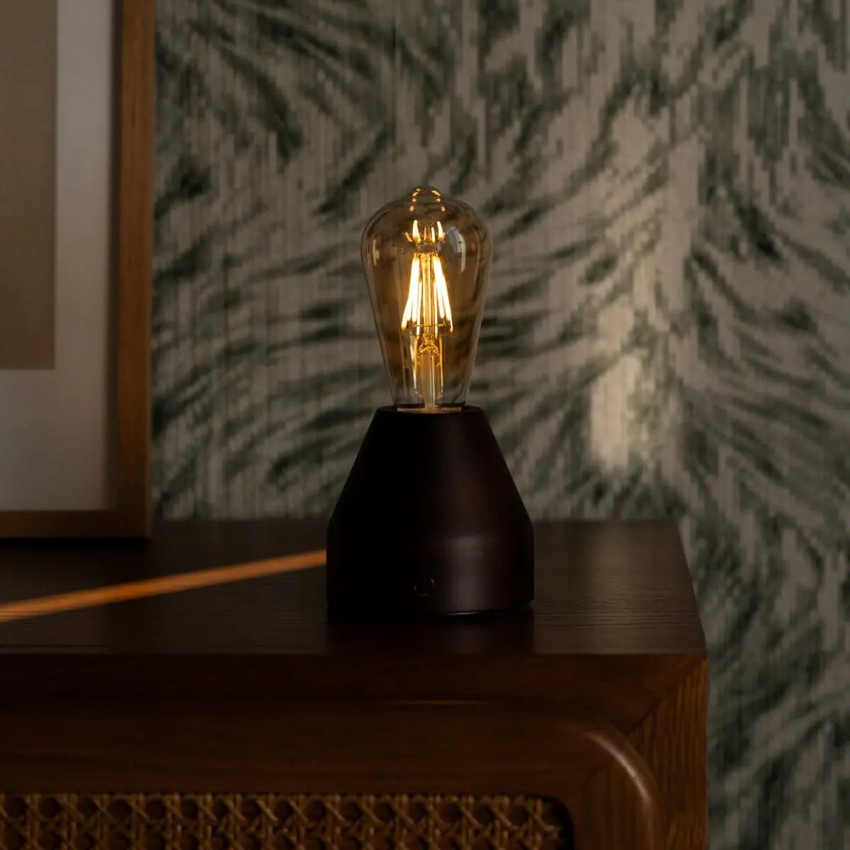 Zavi Donkerbruine Oplaadbare Tafellamp