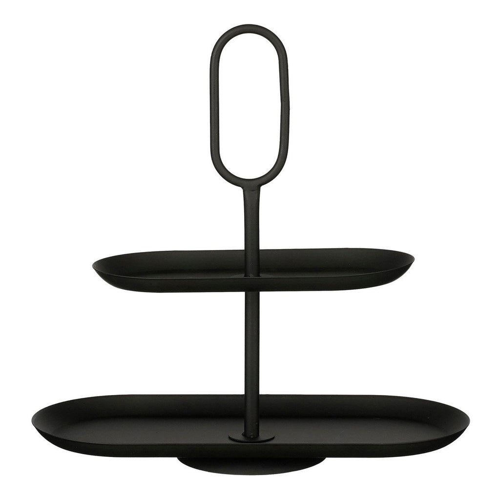 Etagère Rama Zwart – L38 × B17 × H36 cm