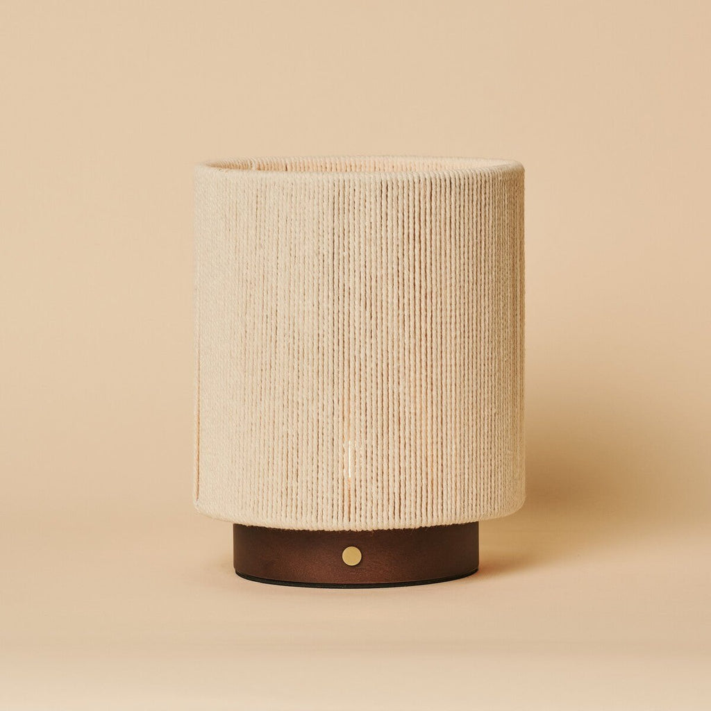 Tafellamp Ivo Donkerbruin – Oplaadbaar Hout