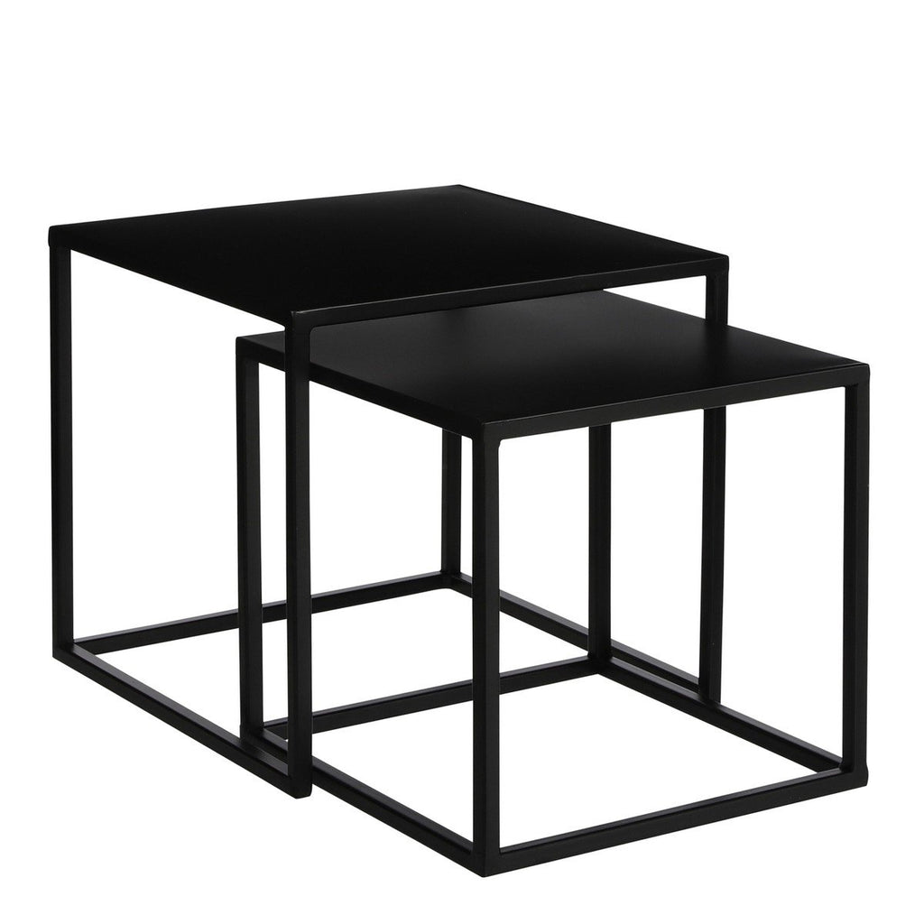 Bijzettafel Goa Zwart – H29 cm