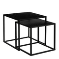 Bijzettafel Goa Zwart – H29 cm