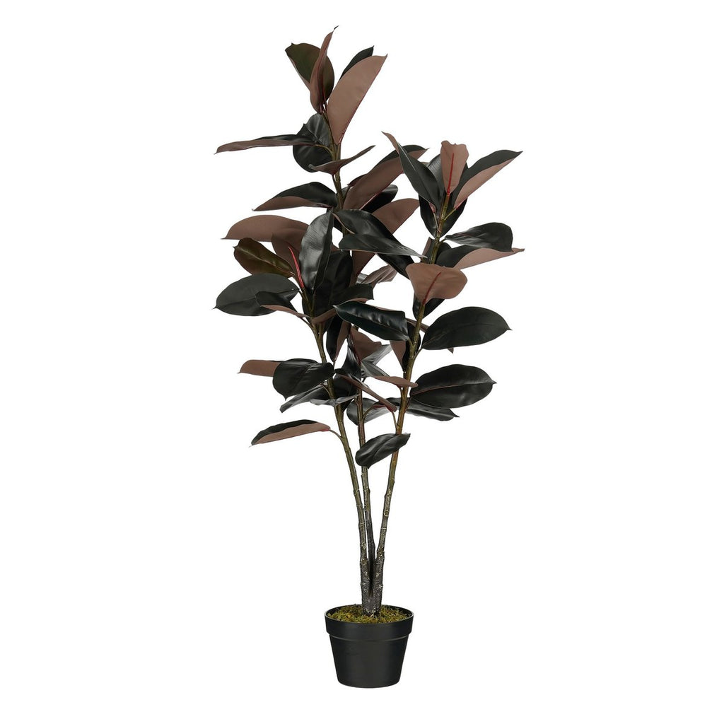 Kunstplant Rubberplant Rood