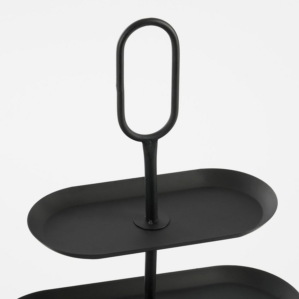 Etagère Rama Zwart – L38 × B17 × H36 cm