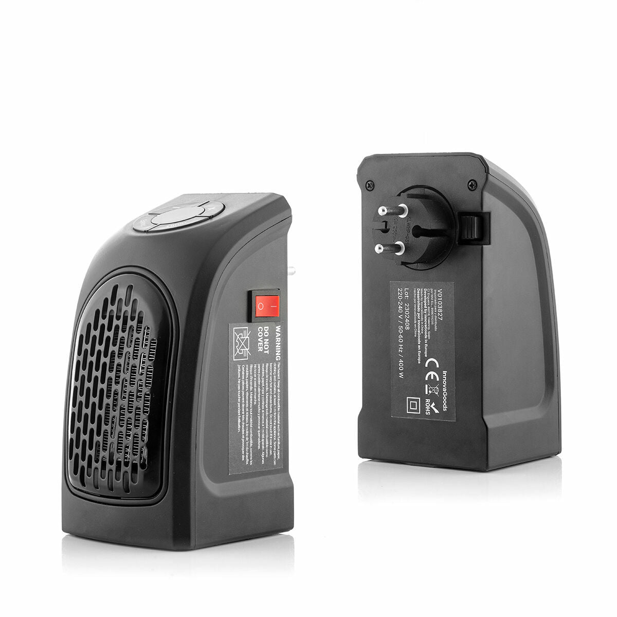 Innovagoods Draagbaar Minikacheltje Voor In Stopcontact Heatpod Innovagoods 400 W