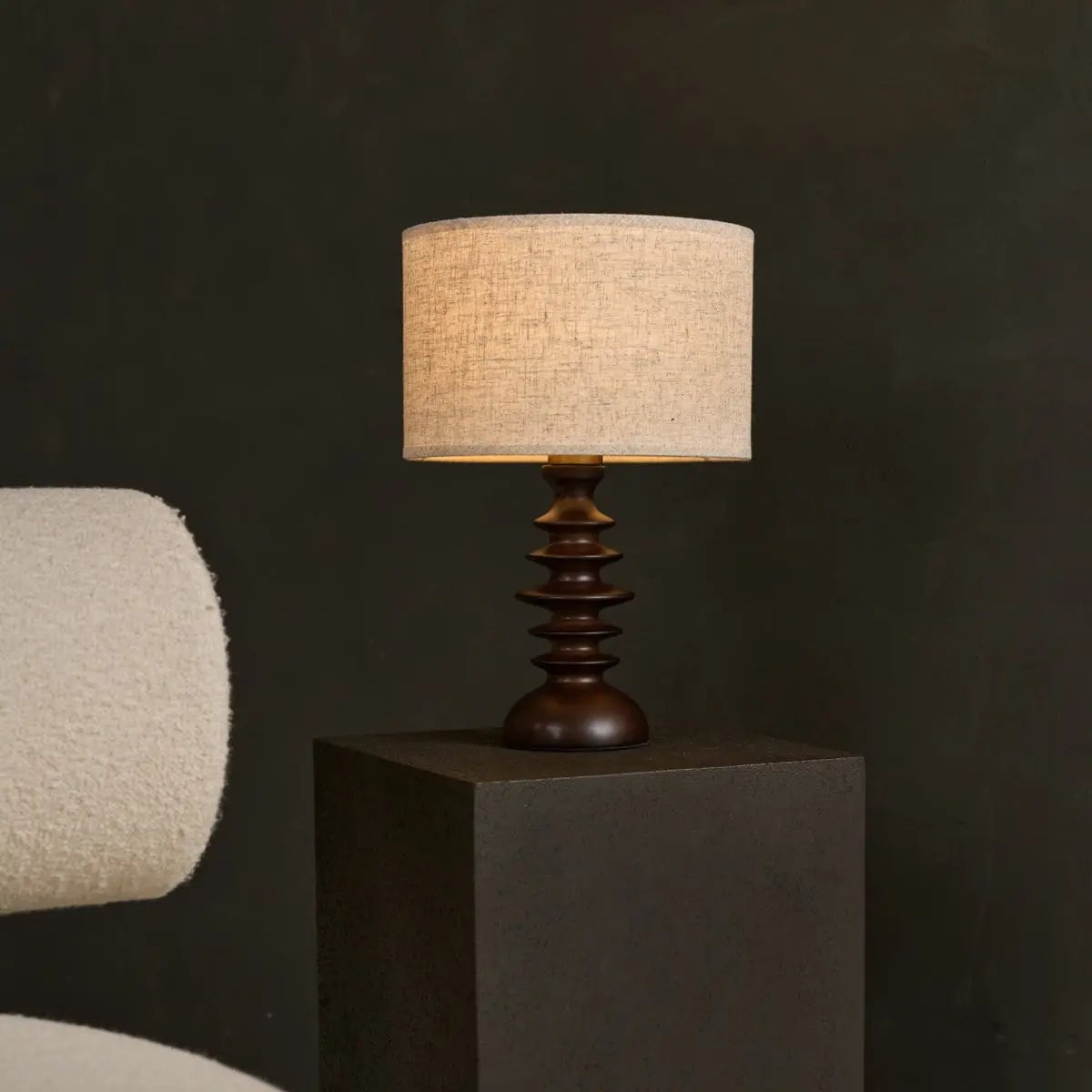 Tafellamp Bodhi Donkerbruin – Hout