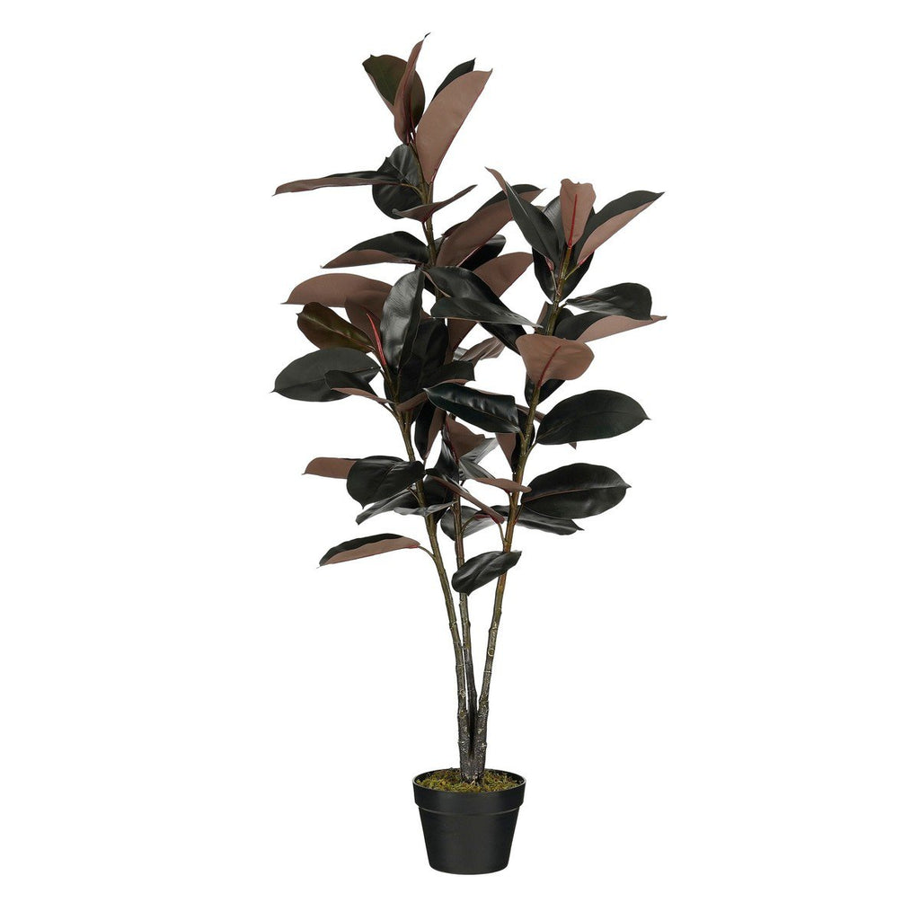 Kunstplant Rubberplant Rood