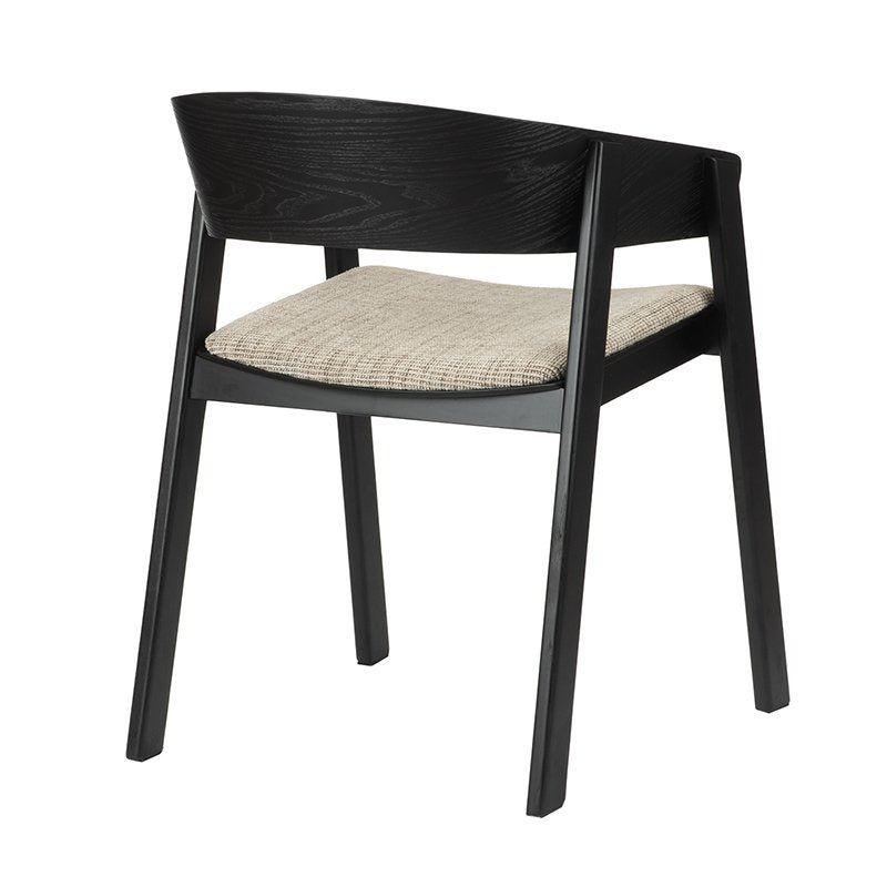 Edo Houten Fauteuil Zwart
