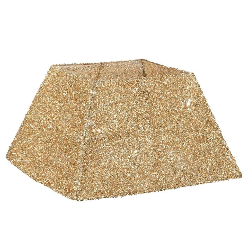 Kerstboomrok Goud – 50 × 50 × 30 cm (Polyester)