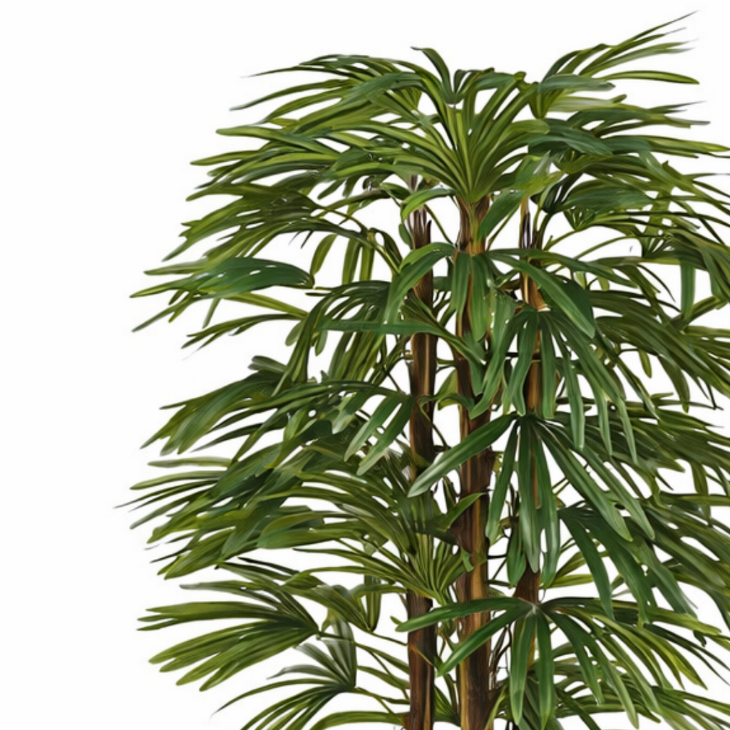 Kunstplant Raphis Palm Groen