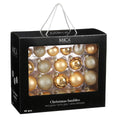 Glazen kerstballen Goud – set van 42