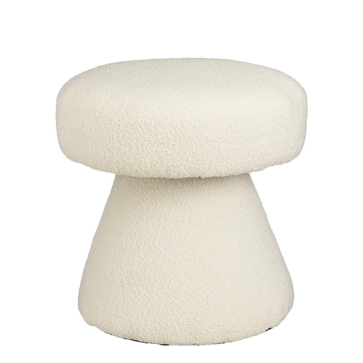 Poef Pouffe Gebroken wit – Paddenstoelvorm