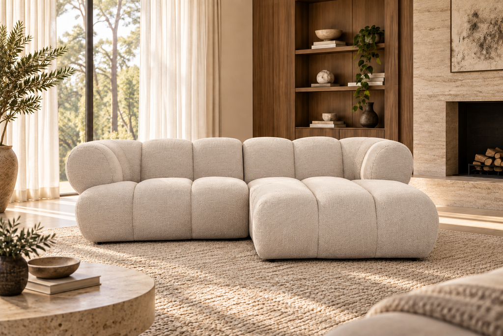Bank New York 2,5-zits (Rechter Lounge) Beige