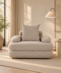 Cairo Loungestoel Beige