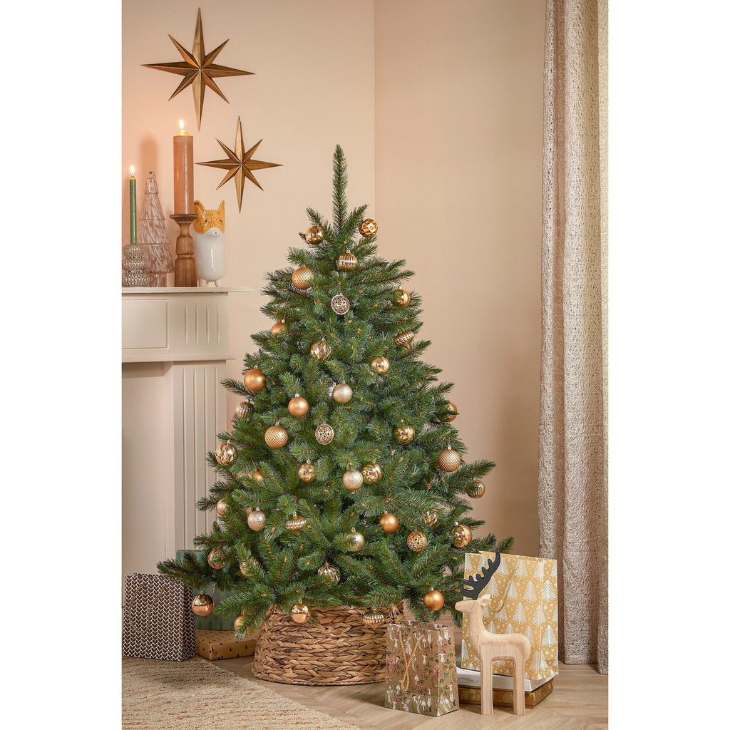 Onbreekbare kerstballen Koper – set van 60