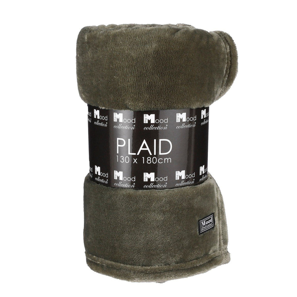 Plaid Mica Donkerbruin