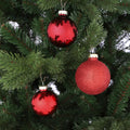 Glazen kerstballen Rood – set van 26