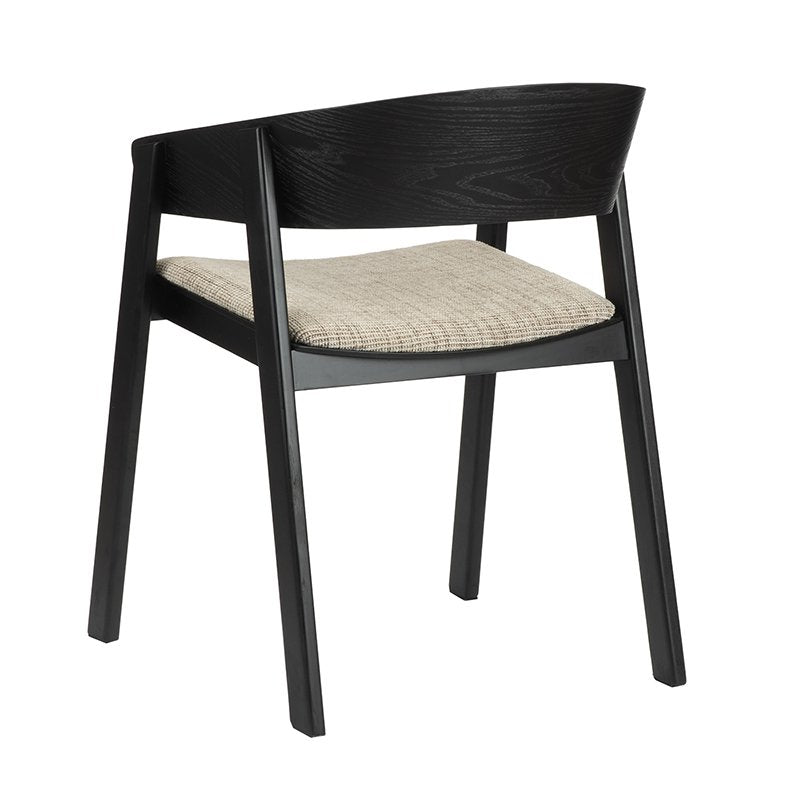 Edo Houten Fauteuil Zwart