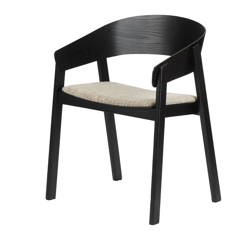 Edo Houten Fauteuil Zwart